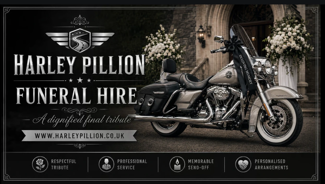 Harley Pillion Funeral Hire
