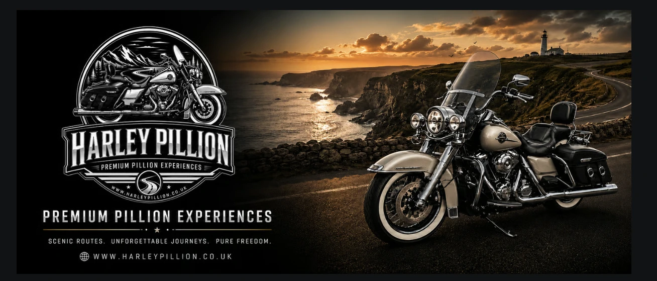 Harley Pillion premium pillion experiences on a Harley-Davidson Road King